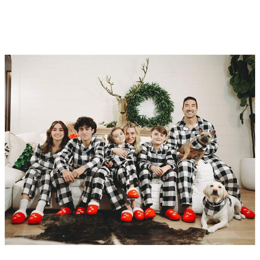 Christmas Family Matching Pjs Casual Long Sleeve Plaid Print Button Down Lounge Set Festival Party Loungewear 2Piece Xmas Oufit Long Sleeve Plaid Shirt Pant Set Christmas Family Matching Pjs Casual Long Sleeve Plaid Print Button Down Lounge Set Festival Party Loungewear 2Piece Xmas Oufit Long Sleeve Plaid Shirt Pant Set