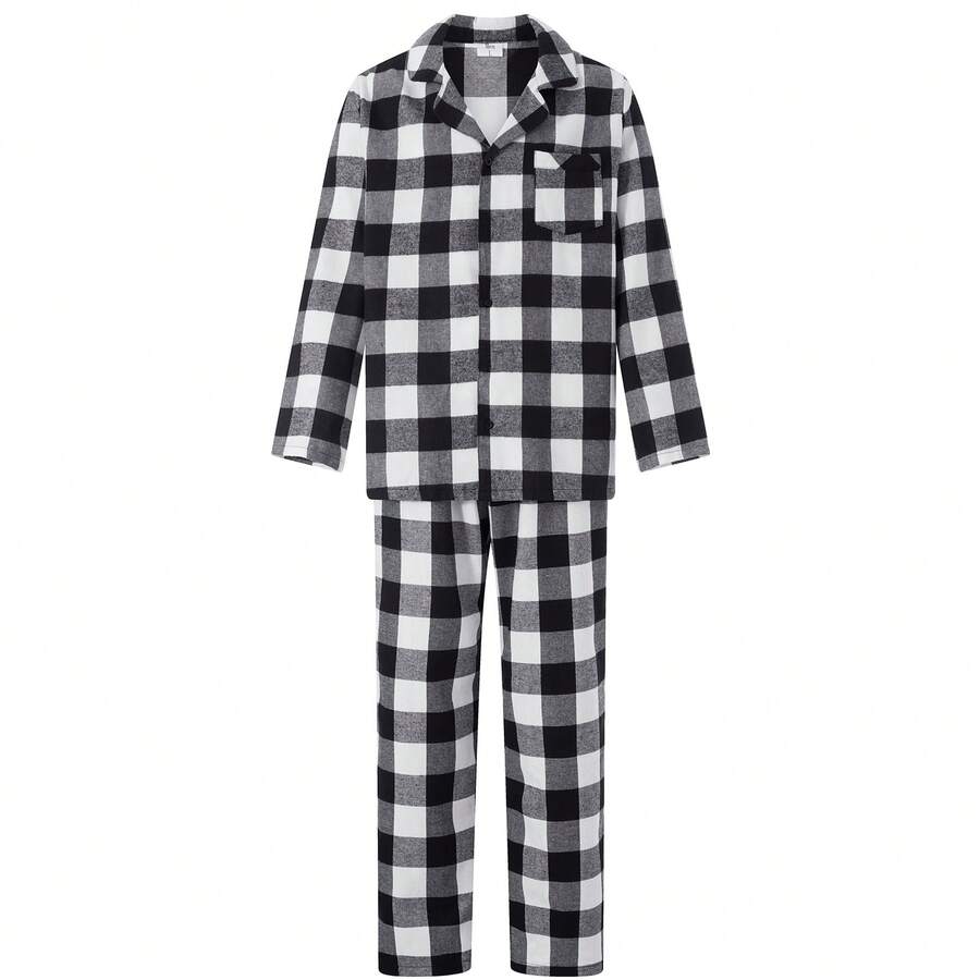 Christmas Family Matching Pjs Casual Long Sleeve Plaid Print Button Down Lounge Set Festival Party Loungewear 2Piece Xmas Oufit Long Sleeve Plaid Shirt Pant Set Christmas Family Matching Pjs Casual Long Sleeve Plaid Print Button Down Lounge Set Festival Party Loungewear 2Piece Xmas Oufit Long Sleeve Plaid Shirt Pant Set
